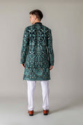 MLS EMBROIDERED KURTA PAJAMA