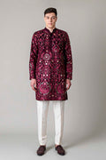 MLS EMBROIDERED KURTA PAJAMA