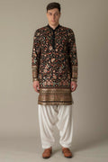 MLS EMBROIDERED KURTA PAJAMA