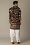 MLS EMBROIDERED KURTA PAJAMA