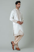 MLS EMBROIDERED KURTA PAJAMA