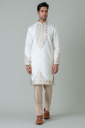 MLS EMBROIDERED KURTA PAJAMA