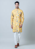 MLS EMBROIDERED KURTA PAJAMA