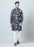 MLS EMBROIDERED KURTA PAJAMA