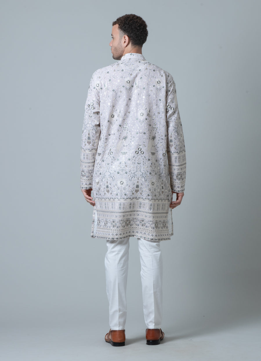 EMBROIDERED KURTA PAJAMA 2PCS