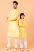 MLS YELLOW TWINNING KURTA PAJAMA