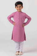 MLS KIDS CHIKANKARI KURTA PAJAMA