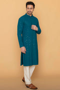 MLS CHIKANKARI KURTA PAJAMA