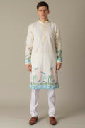 MLS EMBROIDERED KURTA PAJAMA
