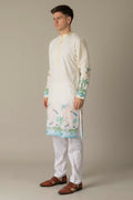 MLS EMBROIDERED KURTA PAJAMA