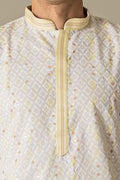 MLS EMBROIDERED KURTA PAJAMA