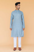 MLS EMBROIDERED KURTA PAJAMA