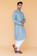 MLS EMBROIDERED KURTA PAJAMA