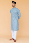 MLS EMBROIDERED KURTA PAJAMA