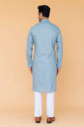 MLS EMBROIDERED KURTA PAJAMA