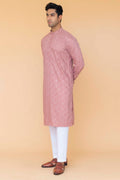 MLS EMBROIDERED KURTA PAJAMA