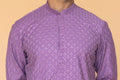 MLS EMBROIDERED KURTA PAJAMA