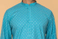 MLS EMBROIDERED KURTA PAJAMA