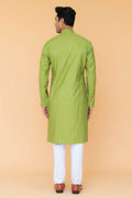 MLS EMBROIDERED KURTA PAJAMA