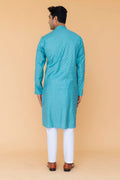 MLS EMBROIDERED KURTA PAJAMA