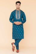 MLS EMBROIDERED KURTA PAJAMA