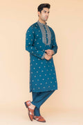 MLS EMBROIDERED KURTA PAJAMA