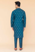 MLS EMBROIDERED KURTA PAJAMA