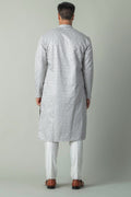 MLS EMBROIDERED KURTA PAJAMA