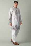 MLS EMBROIDERED KURTA PAJAMA