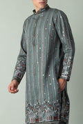 MLS EMBROIDERED KURTA PAJAMA