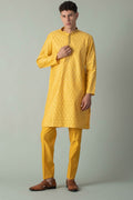 MLS EMBROIDERED KURTA PAJAMA