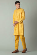 MLS EMBROIDERED KURTA PAJAMA
