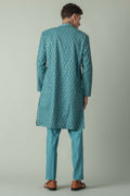 MLS EMBROIDERED KURTA PAJAMA