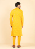 MLS EMBROIDERED KURTA PAJAMA