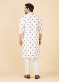 MLS EMBROIDERED KURTA PAJAMA