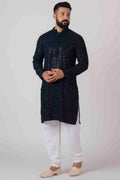 MLS CHIKANKARI KURTA PAJAMA