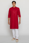 MLS CHIKANKARI KURTA PAJAMA