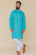 MLS EMBROIDERED KURTA PAJAMA