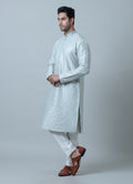 MLS CHIKANKARI KURTA PAJAMA