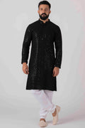 MLS CHIKANKARI KURTA PAJAMA