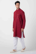 MLS CHIKANKARI KURTA PAJAMA