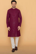 MLS Chikankari Kurta Pajama