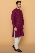 MLS Chikankari Kurta Pajama