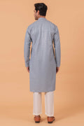 MLS EMBROIDERED KURTA PAJAMA