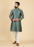 MLS JACQUARD KURTA PAJAMA 2PCS