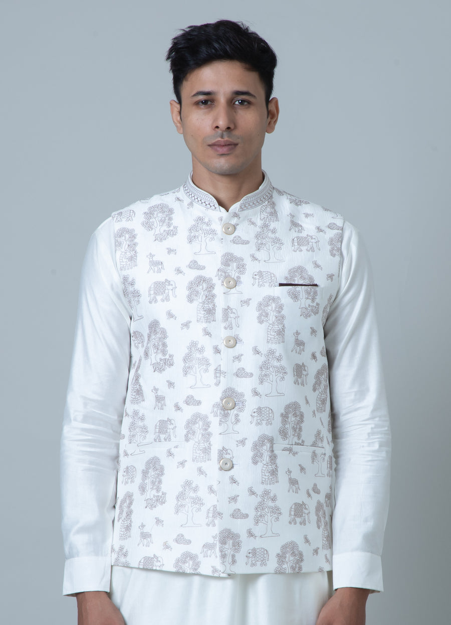 MLS EMBROIDERED JAWAHAR JACKET