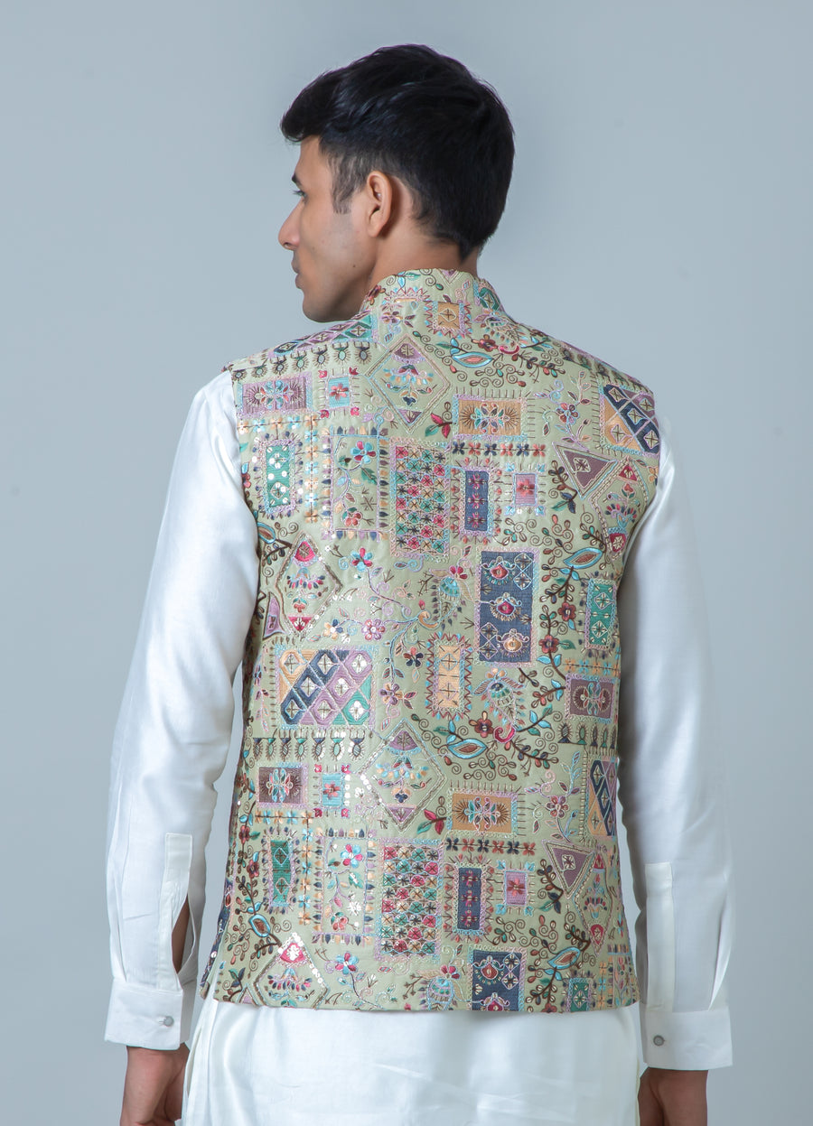 MLS EMBROIDERED JAWAHAR JACKET