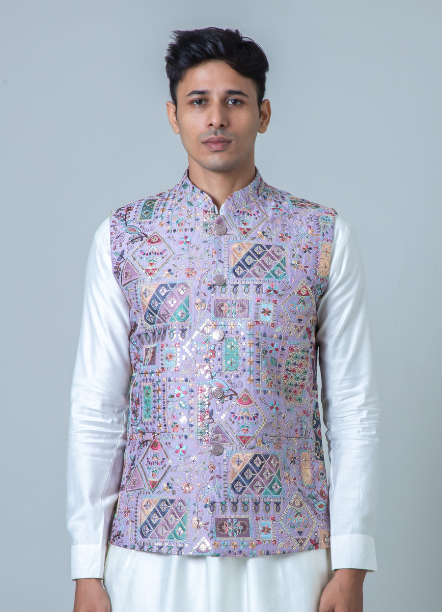 MLS EMBROIDERED JAWAHAR JACKET