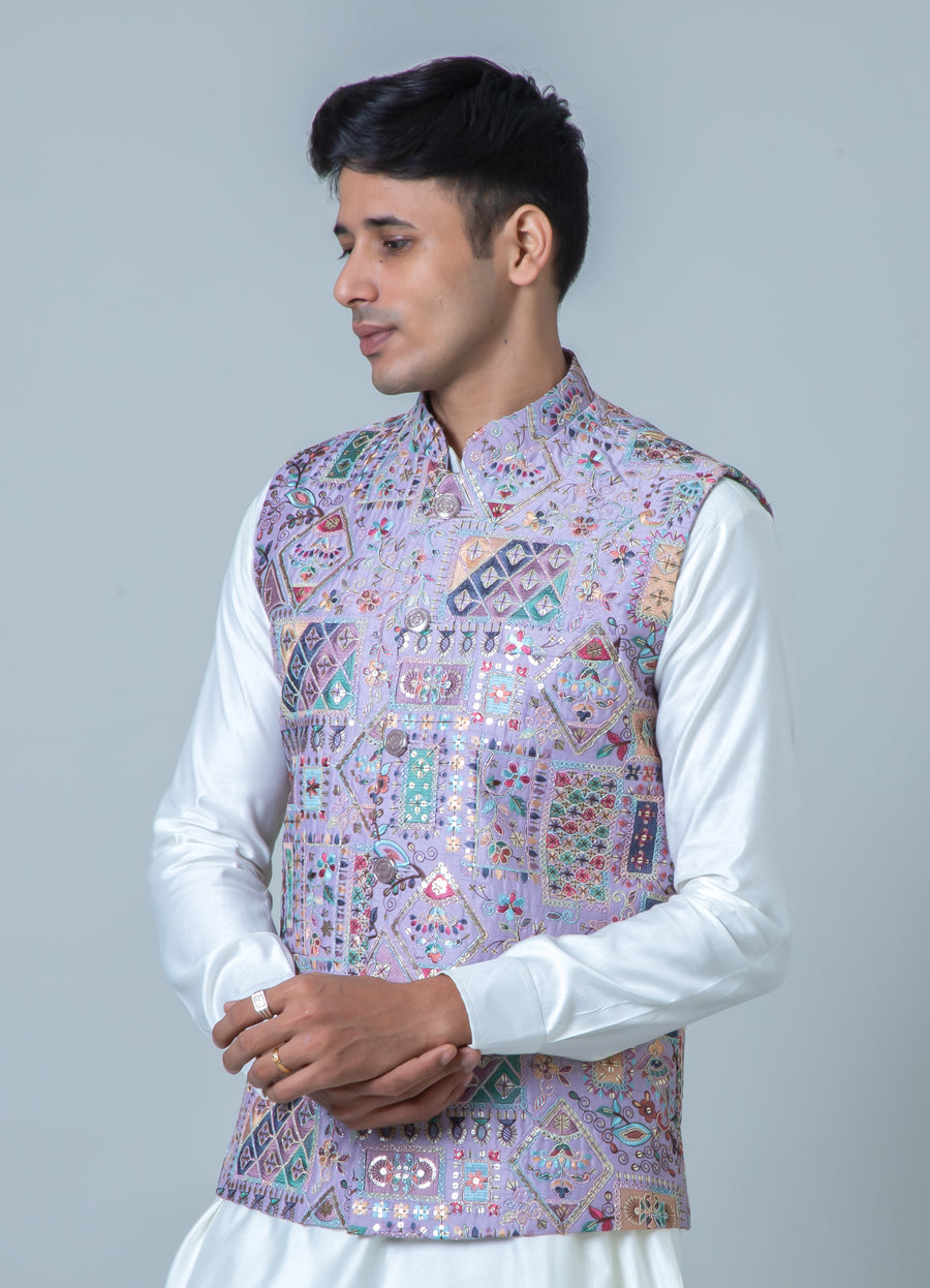 MLS EMBROIDERED JAWAHAR JACKET