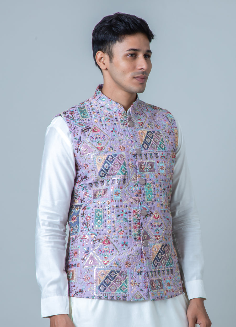MLS EMBROIDERED JAWAHAR JACKET